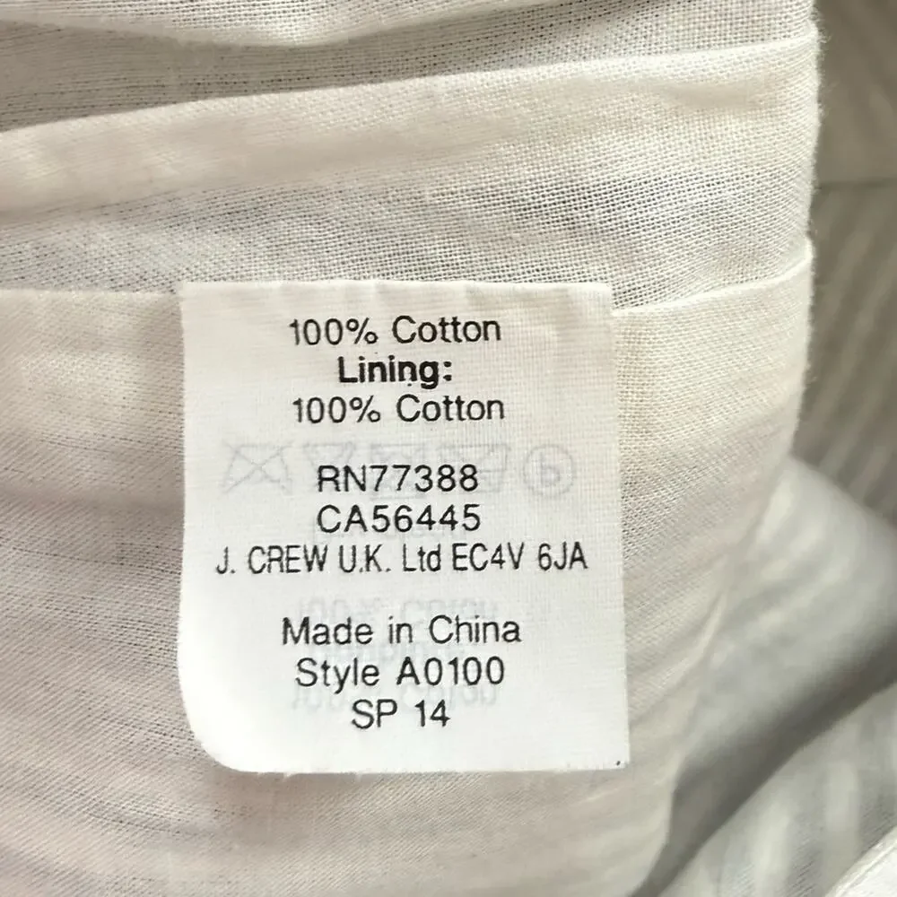 J. Crew Pencil Skirt in Seersucker Stripe